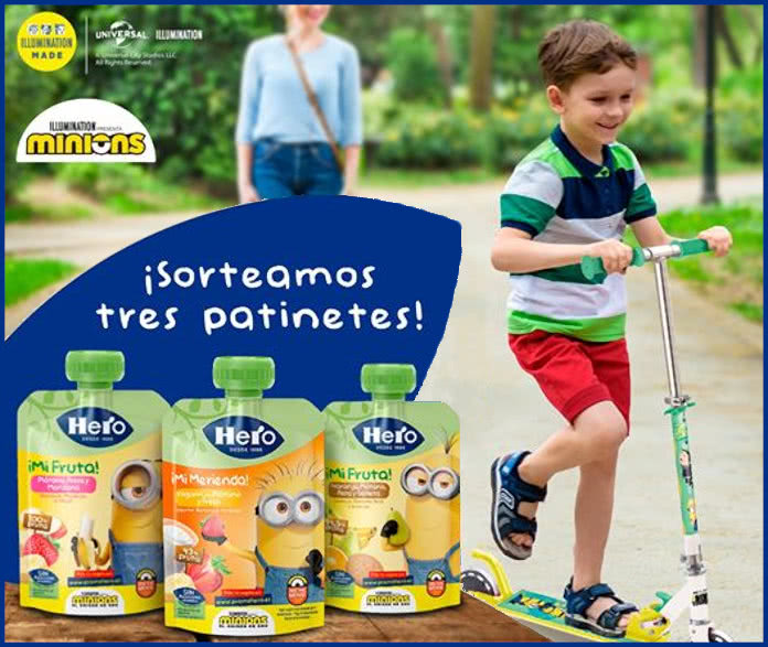 Hero Sorteo Tres Patinetes Minions