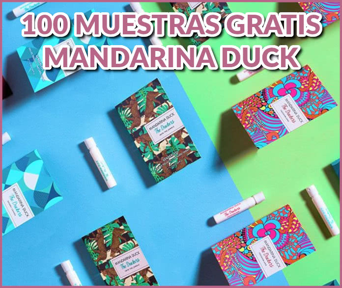mandarina duck sortea 100 muestras