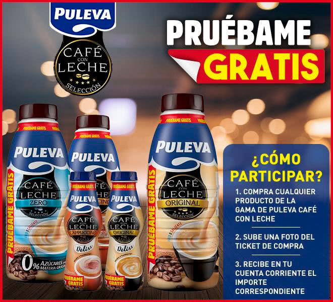 pruebalo gratis puleva cafe leche