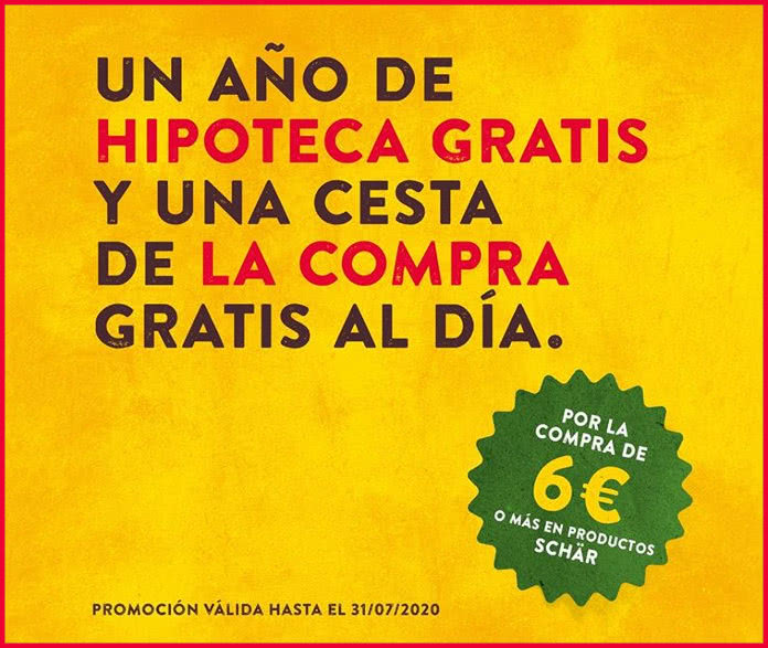 Schar Sorteo 1 Hipoteca Cesta Compra Cada Dia