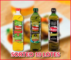 Sorteo 10 Lotes 3 Litros Aceite Lamasia