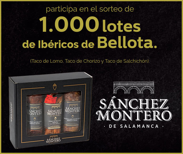 sorteo 1000 lotes jamon sanchez montero y parador nacional