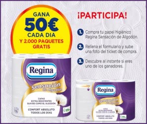 sorteo diario regina 50 euros