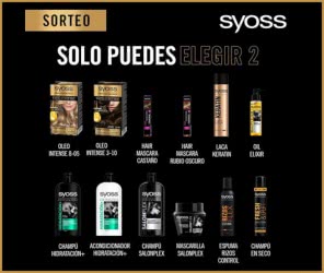 syoss sorteo escoge 2
