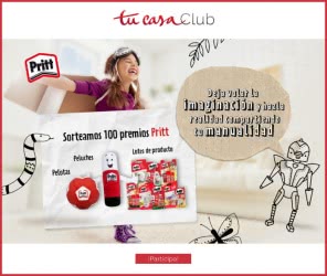 tucasaclub sortea 100 premios pritt