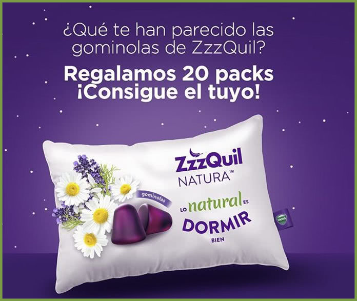Zzzquil Sorteo 20 Packs