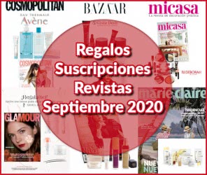 Regalos Suscripciones Revistas Septiembre 2020