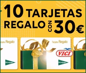 Vici Sorteo 10 Tarjetas 30 Euros