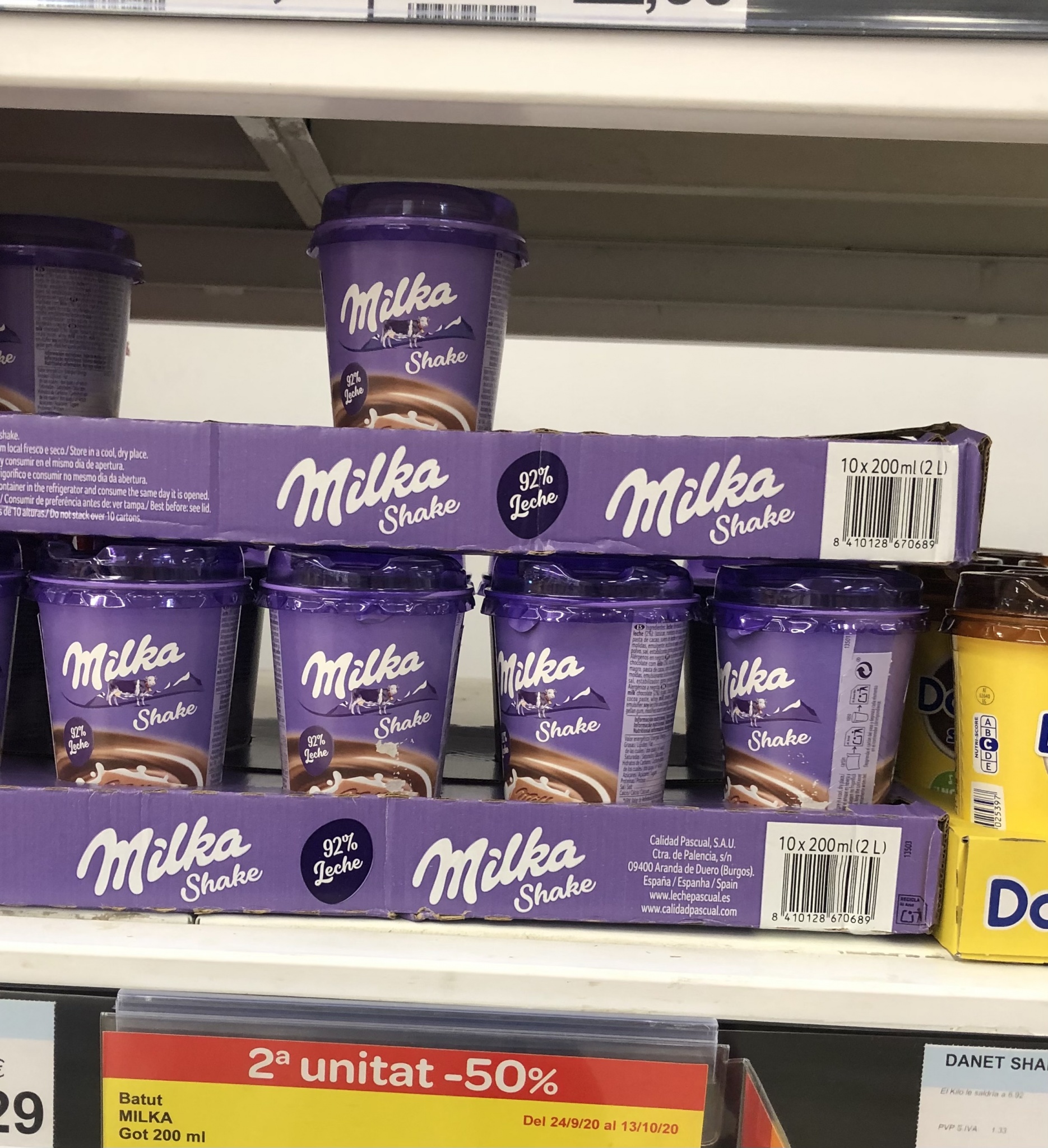 2.400 prueba gratis del batido de chocolate y leche Milka Shake Regalos y Muestras gratis