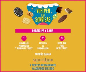 Mondelez Sorteo Smartbox Ticket Restaurant