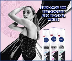 Nivea Busca 500 Testadoras Deo Black White