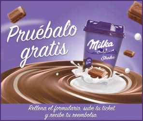 Prueba Gratis Milka Shake