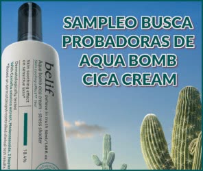 Sampleo Probadoras Aqua Bomb Cica Cream