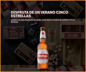 Sorteo Mahou 5 Packs