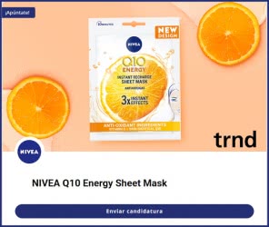 Trnd Proyecto Nivea Q10 Energy Sheet Mask
