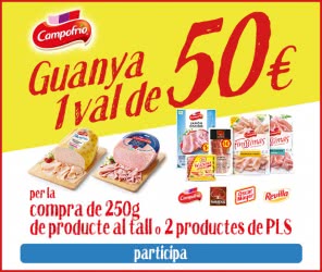 Campofrio Sorteo Vales 50 Euros