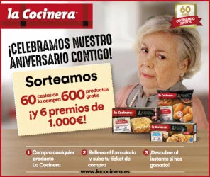 Lacocinera Sorteo 60 Cestas