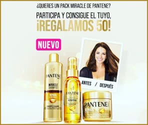 Próxima a ti, Pantene Regala 50 Packs