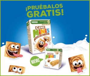 Prueba Gratis Cereales Barritas Cini Minis