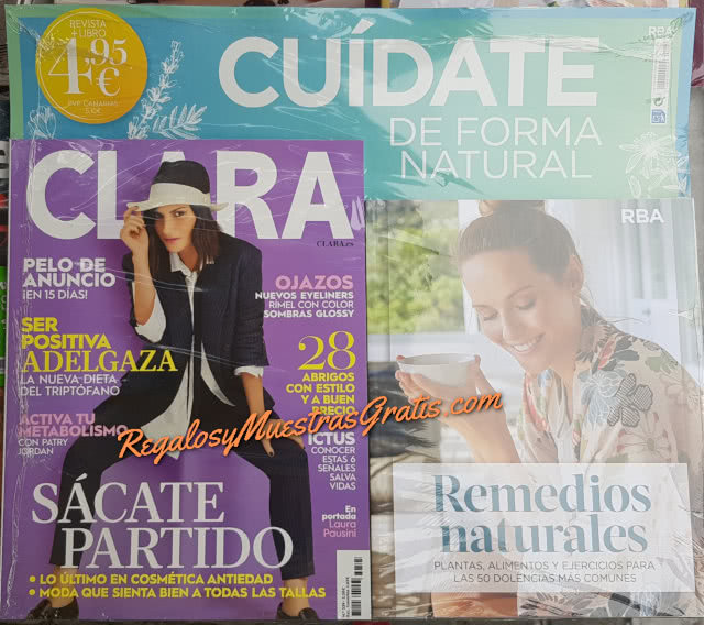 Regalos Revistas Noviembre 2020 Clara