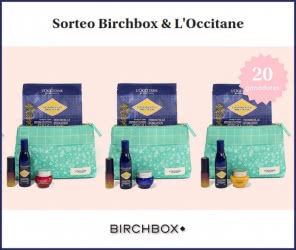 Sorteo Birchbox 20 Premios Loccitane