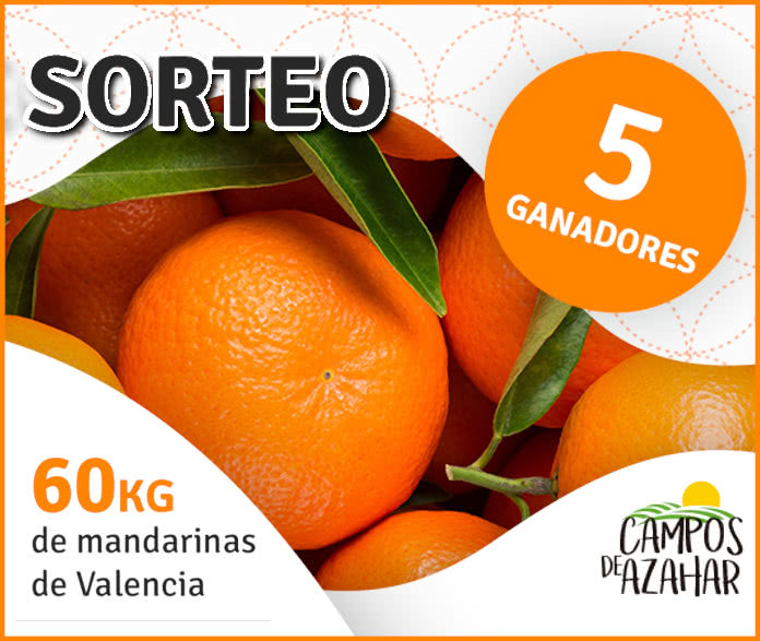 Sorteo Campos Azahar 60 Kg Mandarinas