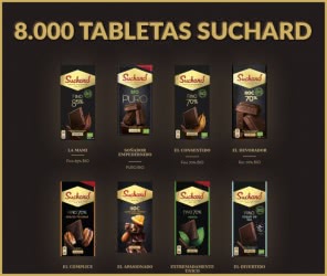 Suchard Sorteo 8000 Tabletas Chocolate Negro