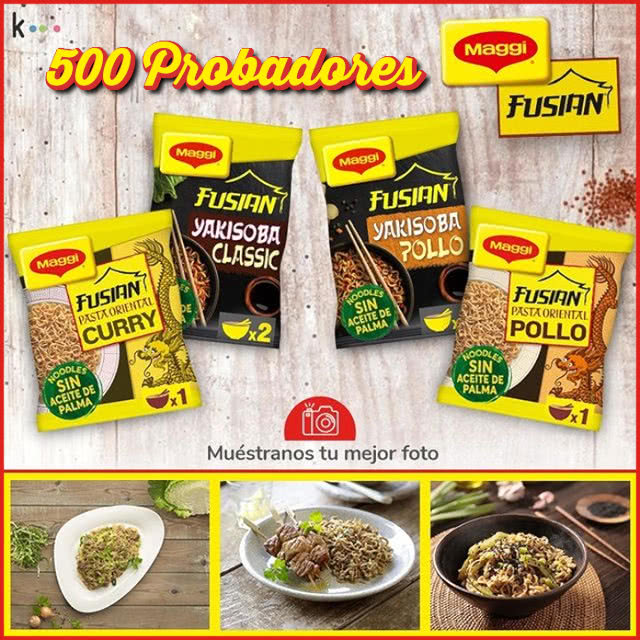 500 Probadores Fideos Maggi Kuvut