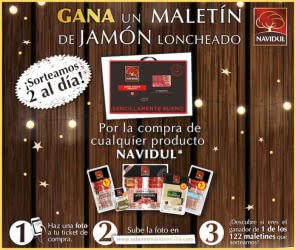 Navidul Sorteo 122 Maletines Jamón