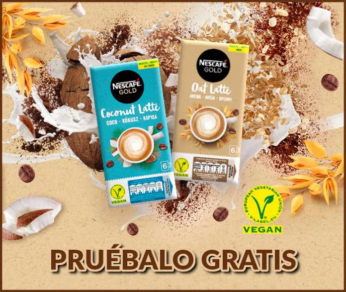 Nescafé Gold, Pruébalo Gratis para la gama Lattes Veggies