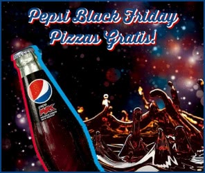 Pepsi Max Pizzas Gratis Blackfriday