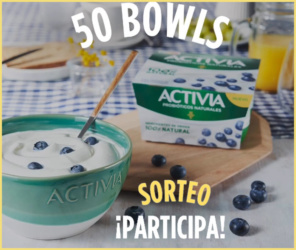 Sorteo Activia 50 Bowls