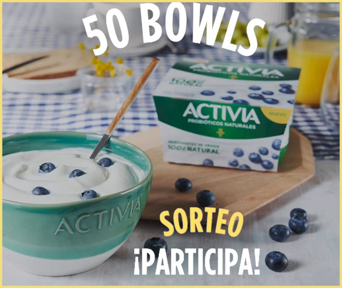 Sorteo Activia 50 Bowls
