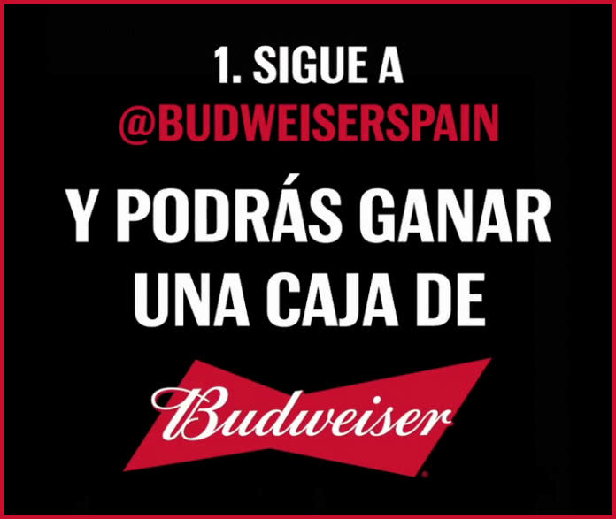 Sorteo Budweiser 10 Cajas Cerveza