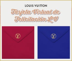 Tarjeta Felicitación Virtual Louis Vuitton