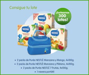 Voces Nestlé Bebé 300 Lotes Nestlé Purés