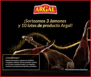 Argal Sorteo Jamones Lotes Reembolso