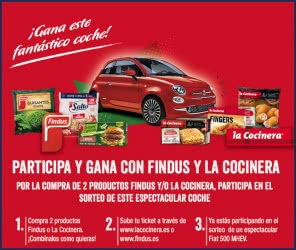 Lacocinera Findus Sorteo Coche Fiat 500