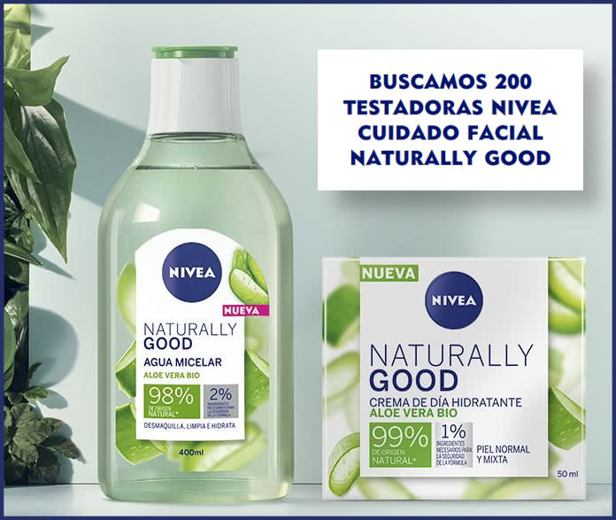 Nivea 200 Testadoras Naturally Good