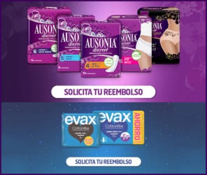 Reembolso Proximaati Ausonia Discreet y Evax