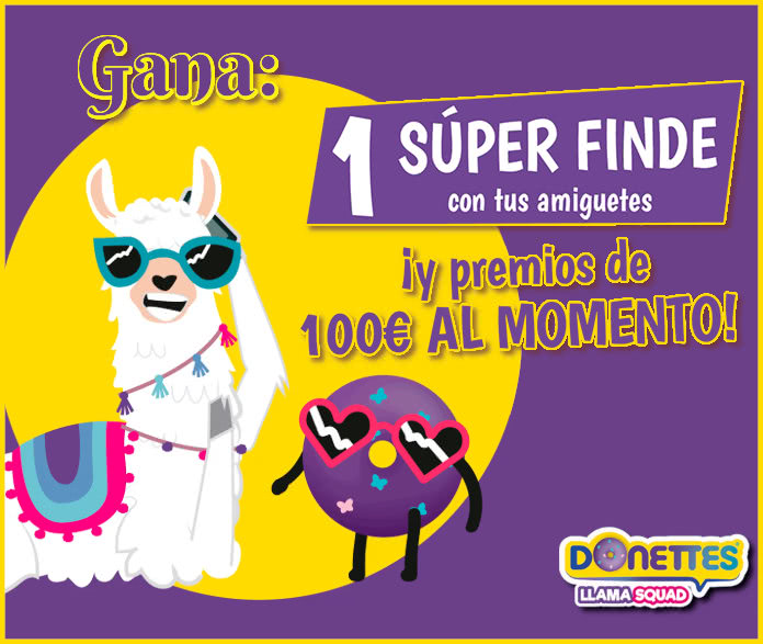 Sorteo Donettes Viaje Amigos Premios Instantáneos