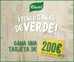 Sorteo Knorr Por Compra Tarjeta Regalo 200 Euros