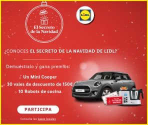 Sorteo Navidad 2020 Lidl