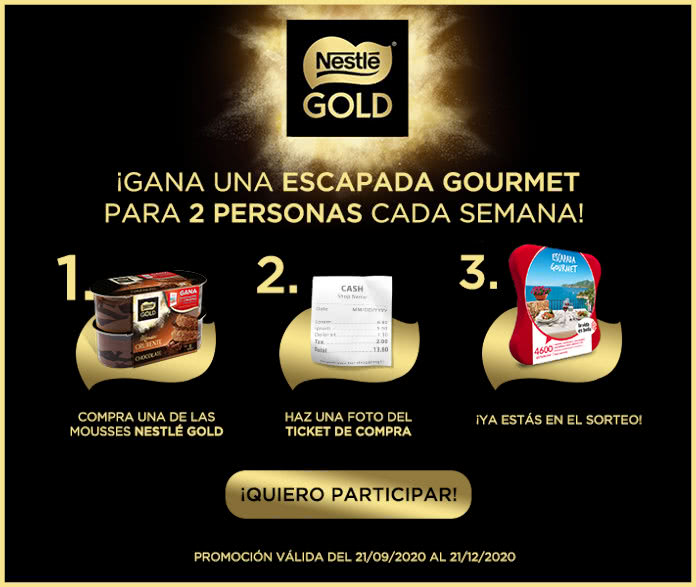 Sorteo Nestlé Gold Mouse 12 Escapadas