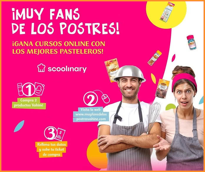 Vahine Sorteo 100 Cursos Scoolinary
