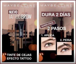 Maybelline Trendsetters 200 Testers Tatto Brow