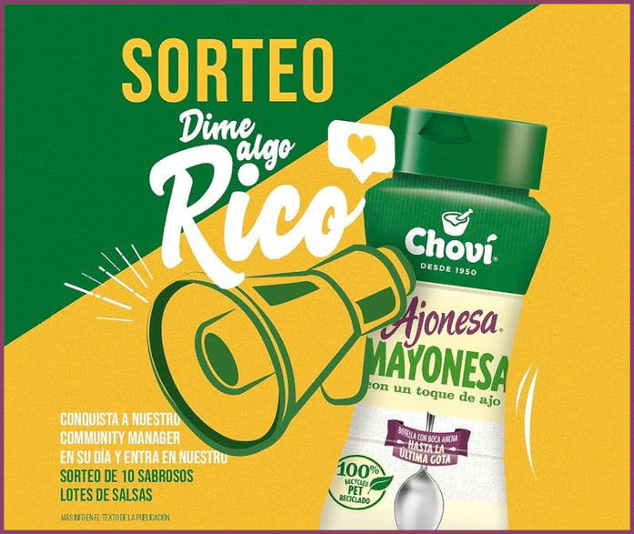 Salsas Chovi Sorteo Community Manager