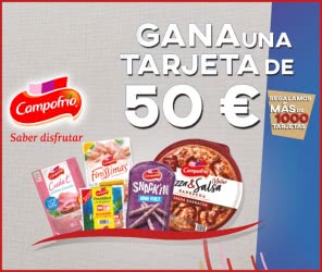 Campofrío Regala 1001 Tarjetas de 50 Euros
