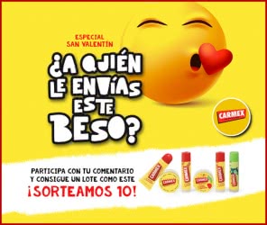 Carmex Sorteo 10 Lotes Especial San Valentín