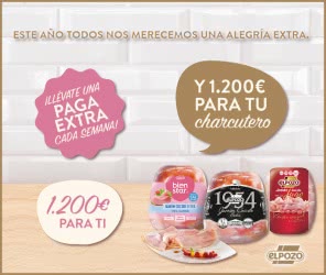 ElPozo Sortea 6 Pagas 1200 Euros